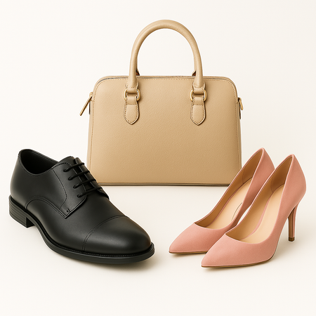 Sapatos e bolsas